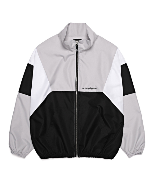 ニュイング オーバーサイズ ウインドブレーカー ジャケット (グレー)