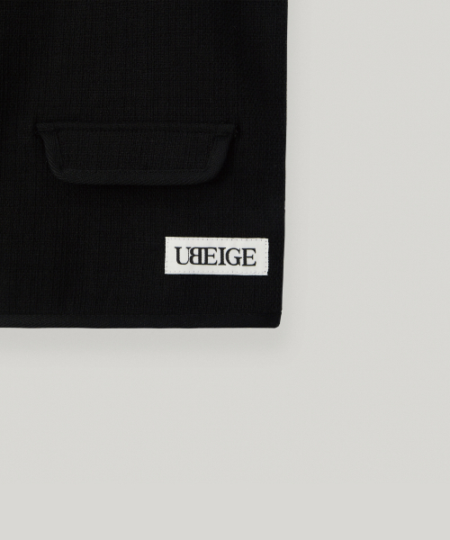 UBEIGE(ユーベイジ)の「コットンツイードボタンベスト (ブラック)(ベスト・レディース・その他・FREE)」の3枚目の写真