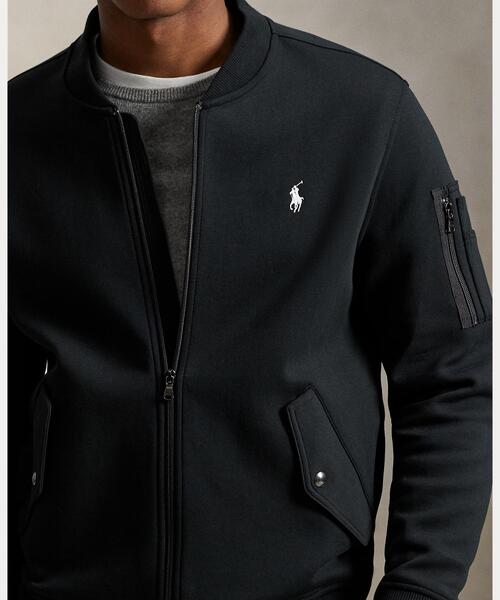 希少 Polo Ralph Lauren ダブルニットボンバージャケット ダブルニット ボンバー ジャケット（ブルゾン）｜POLO RALPH LAUREN