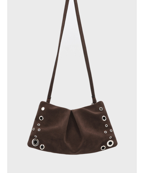 FUDGE BAG SUEDE CHOCO