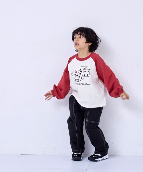 LSP WOW（エルエスピーワオ）の「【LSP WOW!】9ColorsロンTee/プチプラ（Tシャツ/カットソー・キッズ・レッド/ブルー/ブラック/イエロー/パープル/オレンジ/ホワイト/グリーン/ピンク・100/95/90/80/130/120/110）」の22枚目の写真