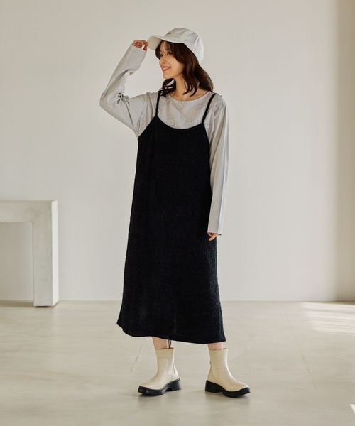 studio CLIP（スタディオクリップ）の「メッセージロゴキャップ（キャップ・レディース・イエロー/ラベンダー/ブラウン/オフホワイト・FREE）」の8枚目の写真