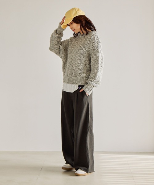 studio CLIP（スタディオクリップ）の「メッセージロゴキャップ（キャップ・レディース・イエロー/ラベンダー/ブラウン/オフホワイト・FREE）」の11枚目の写真