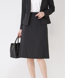 COUP DE CHANCE（クードシャンス）の「【手洗い可／日本製／伸縮性／スーツ可】セミフレアースカート（スカート）」