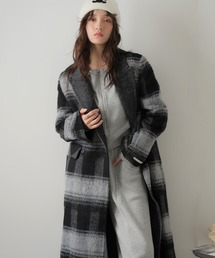 Ulysses（ユリシス）の「チェック柄ロングウールチェスターコート（チェスターコート）」
