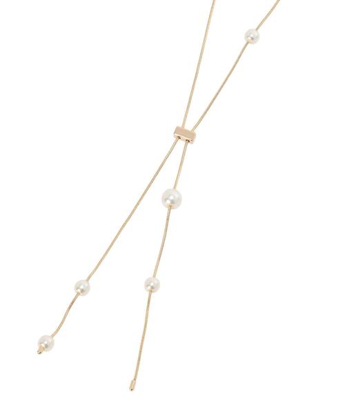 Te chichi（テチチ）の「マルチスライドネックレス（ネックレス・レディース・ゴールド・F）」の5枚目の写真