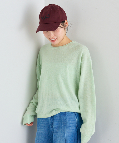 ≪手洗い可≫ シアーニットプルオーバー（ニット/セーター）｜U by