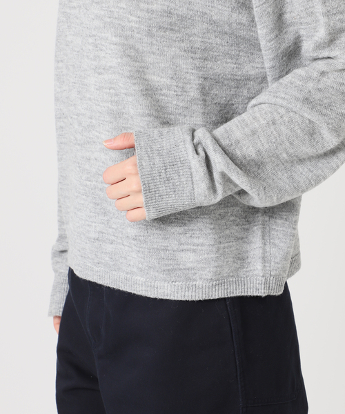 U by SPICK&SPAN（ユーバイスピックアンドスパン）の「≪手洗い可≫ シアーニットプルオーバー（ニット/セーター・レディース・グレー/イエロー/ピンク/グリーン・FREE）」の13枚目の写真