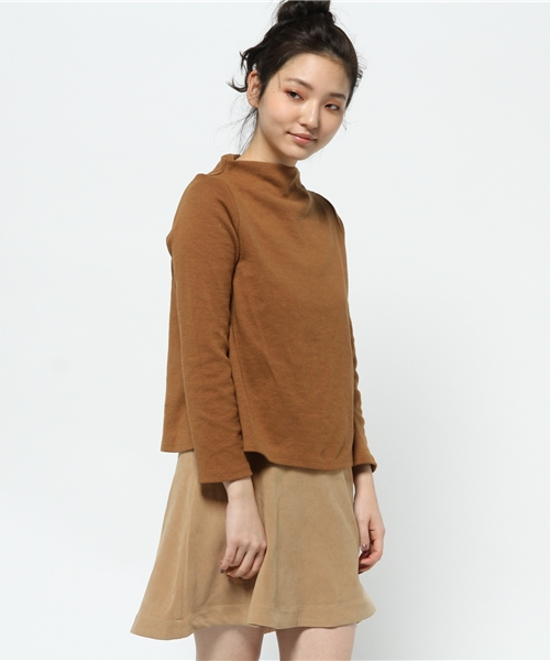 mystic（ミスティック）の「【mystic】3WAYワンピース（ワンピース・レディース・グレー/キャメル/ブラック/カーキ・ﾌﾘ-）」の4枚目の写真