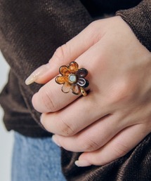 GOLDY（ゴールディ）の「【GOLDY】ニュアンスフラワーリング 5260204（リング）」