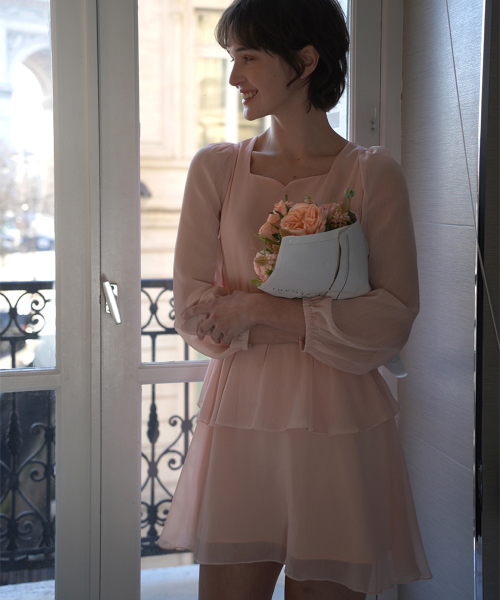HYBERNAT(ハイバーナット)の「ガールコアミニワンピース_ピンク(ワンピース・レディース・その他・SMALL/MEDIUM)」の2枚目の写真