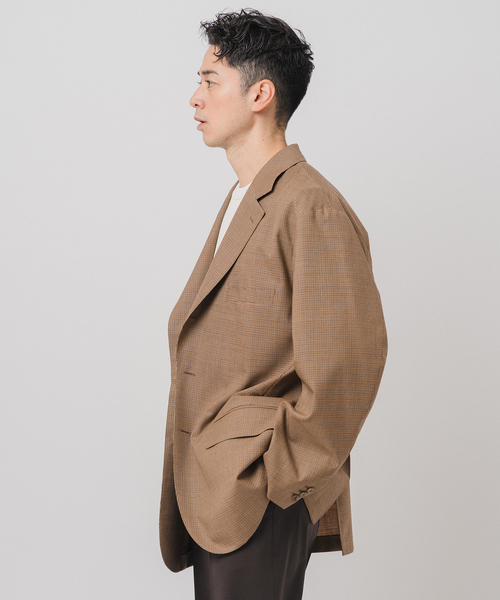 EDIFICE（エディフィス）の「COUTURE D’ADAM (クチュール ド アダム)  Big ジャケット Single Gunclub-check（テーラードジャケット・メンズ・ブラウン・40/42）」の18枚目の写真
