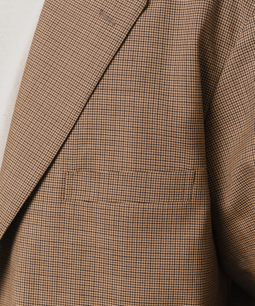 EDIFICE（エディフィス）の「COUTURE D’ADAM (クチュール ド アダム)  Big ジャケット Single Gunclub-check（テーラードジャケット・メンズ・ブラウン・40/42）」の14枚目の写真