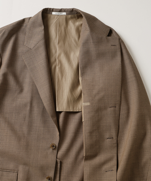 EDIFICE（エディフィス）の「COUTURE D’ADAM (クチュール ド アダム)  Big ジャケット Single Gunclub-check（テーラードジャケット・メンズ・ブラウン・40/42）」の6枚目の写真