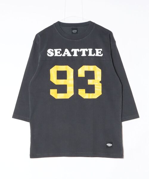 MANASTASH(マナスタッシュ)の「MANASTASH/マナスタッシュ/PUMICE 93' FOOTBALL TOP(Tシャツ/カットソー・メンズ・ホワイト/その他3/ブラック・S/XL/M/L)」の3枚目の写真