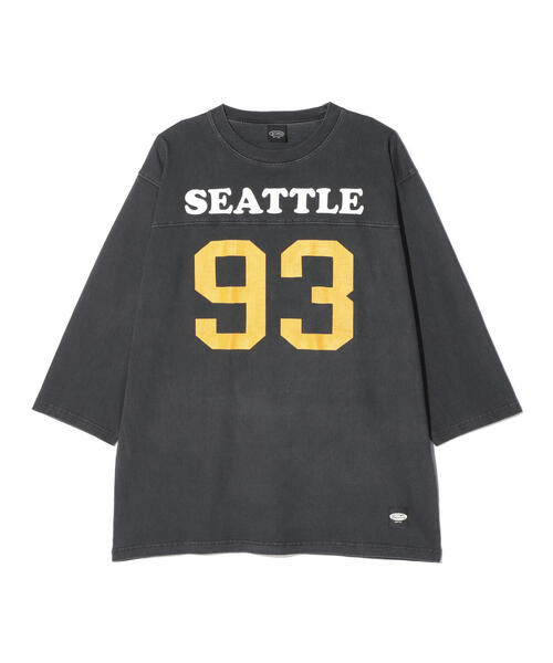MANASTASH(マナスタッシュ)の「MANASTASH/マナスタッシュ/PUMICE 93' FOOTBALL TOP(Tシャツ/カットソー・メンズ・ホワイト/その他3/ブラック・S/XL/M/L)」の4枚目の写真