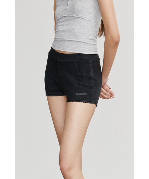 AFTERHOURS(アフターアワーズ)の「LACE BRIEF SHORTS (BLACK)(その他パンツ・レディース・その他・FREE)」の1枚目の写真