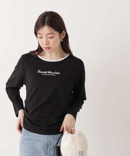 PROPORTION BODY DRESSING(プロポーションボディドレッシング)の「<ウォッシャブル><a>ドロストシアートップス / 1216169202(Tシャツ/カットソー・レディース・ブラック/グレー/ブルー・FREE)」の21枚目の写真
