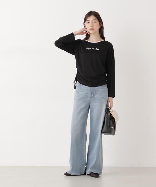 PROPORTION BODY DRESSING(プロポーションボディドレッシング)の「<ウォッシャブル><a>ドロストシアートップス / 1216169202(Tシャツ/カットソー・レディース・ブラック/グレー/ブルー・FREE)」の22枚目の写真