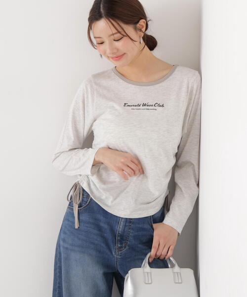PROPORTION BODY DRESSING(プロポーションボディドレッシング)の「<ウォッシャブル><a>ドロストシアートップス / 1216169202(Tシャツ/カットソー・レディース・ブラック/グレー/ブルー・FREE)」の4枚目の写真