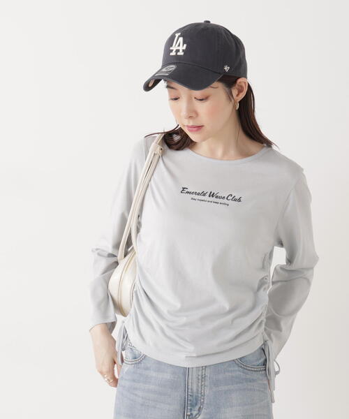 PROPORTION BODY DRESSING(プロポーションボディドレッシング)の「<ウォッシャブル><a>ドロストシアートップス / 1216169202(Tシャツ/カットソー・レディース・ブラック/グレー/ブルー・FREE)」の12枚目の写真