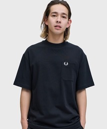 FRED PERRY(�t���b�h�y���[)��Pocket Detail T-Shirt�^�|�P�b�g�f�B�e�[��T�V���c(T�V���c/�J�b�g�\�[)