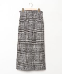 セール】ウールチェックツイードフレアスカート（スカート）｜anuans