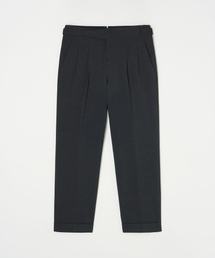 TRADCLUB（トラッドクラブ）の「ターンアップストレートグルカパンツチャコール（スラックス）」