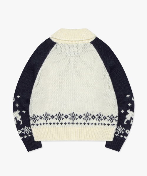 LMCの「WM DEER COWICHAN ZIP-UP CARDIGAN ivory(カーディガン/ボレロ・レディース・その他・S/M)」の5枚目の写真