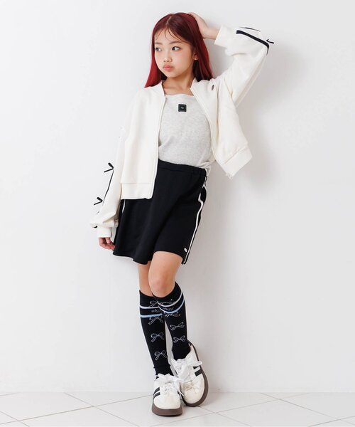 algy（アルジー）の「パッド付きタンク（タンクトップ・キッズ・オフホワイト/ブラック/アイボリー/カーキ・130/140/150/160）」の7枚目の写真