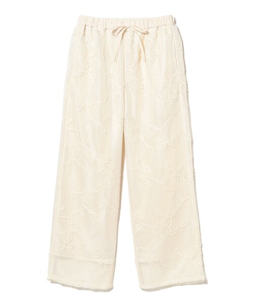 BEAMS HEART(ビームスハート)の「コードレース パンツ(その他パンツ・レディース・ホワイト/ライム/ブラック・FREE)」の6枚目の写真