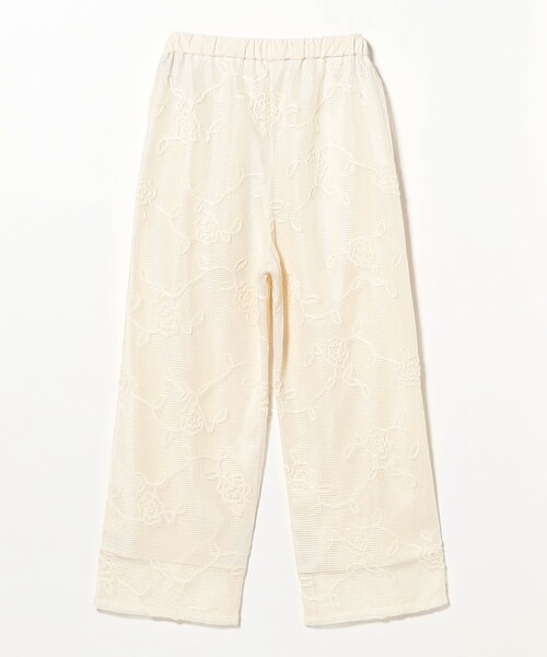 BEAMS HEART(ビームスハート)の「コードレース パンツ(その他パンツ・レディース・ホワイト/ライム/ブラック・FREE)」の8枚目の写真