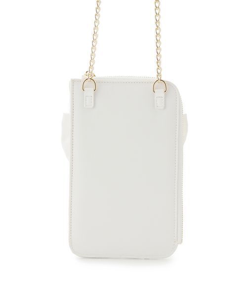 SNIDEL（スナイデル）の「【WEB限定カラーあり】パフィーリボンミニショルダー（ショルダーバッグ・レディース・ライトピンク/ブラック/ホワイト/イエロー・F）」の8枚目の写真