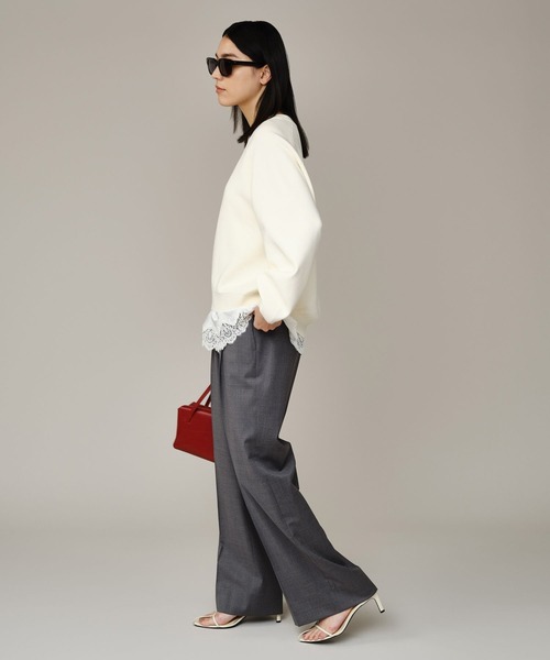 Chaos（カオス）の「Chaos(カオス)/ エピスリードニット（ニット/セーター・レディース・ホワイト系その他/ブラウン系その他/ブラック系その他・FREE）」の5枚目の写真