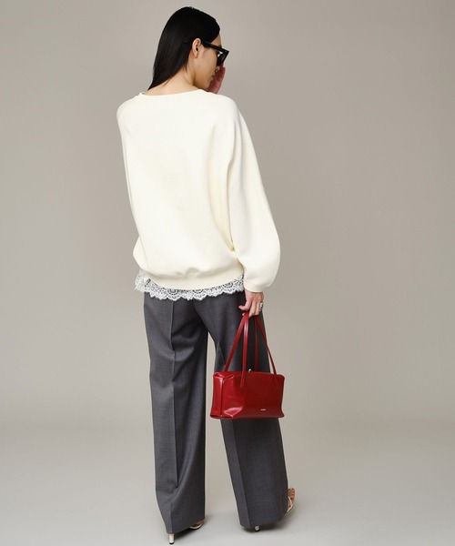 Chaos（カオス）の「Chaos(カオス)/ エピスリードニット（ニット/セーター・レディース・ホワイト系その他/ブラウン系その他/ブラック系その他・FREE）」の6枚目の写真