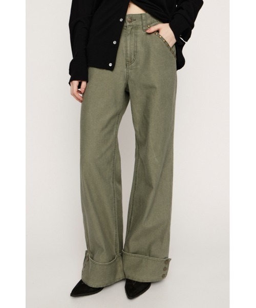 SLY（スライ）の「【2026SS新作】L/W STUDDED MILITALY FLARE PT ロー