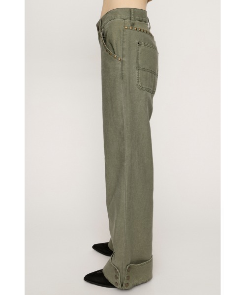 SLY（スライ）の「【2026SS新作】L/W STUDDED MILITALY FLARE PT ロー