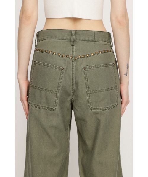 SLY（スライ）の「【2026SS新作】L/W STUDDED MILITALY FLARE PT ロー