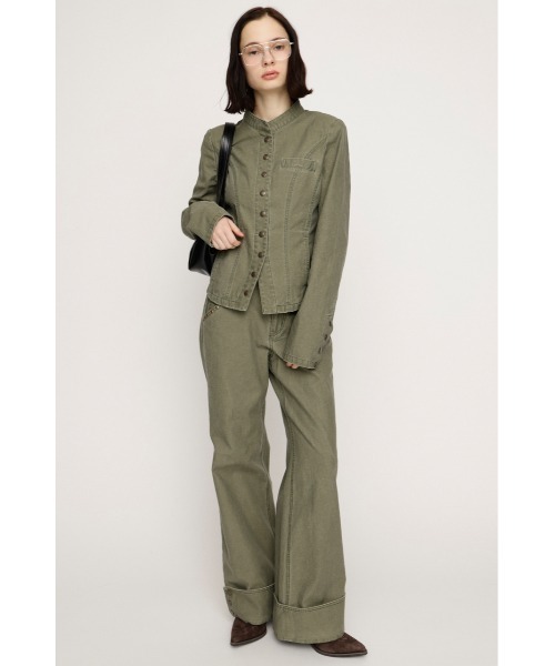 SLY（スライ）の「【2026SS新作】L/W STUDDED MILITALY FLARE PT ロー