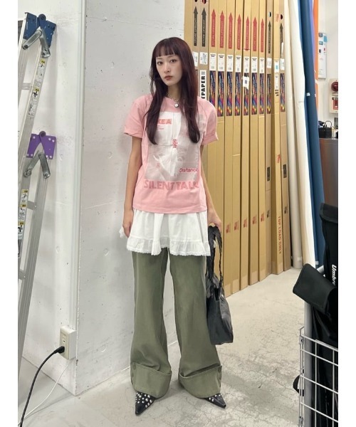 SLY（スライ）の「【2026SS新作】L/W STUDDED MILITALY FLARE PT ロー
