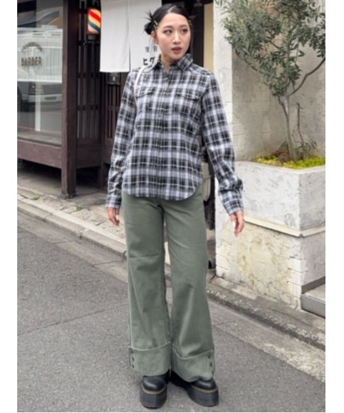 SLY（スライ）の「【2026SS新作】L/W STUDDED MILITALY FLARE PT ロー