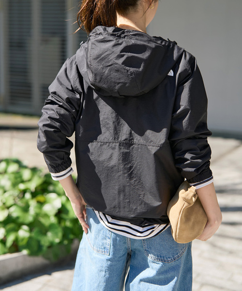 Spick & Span（スピックアンドスパン）の「《WEB+一部店舗限定 / 追加》THE NORTH FACE/ザノースフェイス Compact jacket（ナイロンジャケット・レディース・ブラック/ホワイト系その他・MEDIUM）」の9枚目の写真