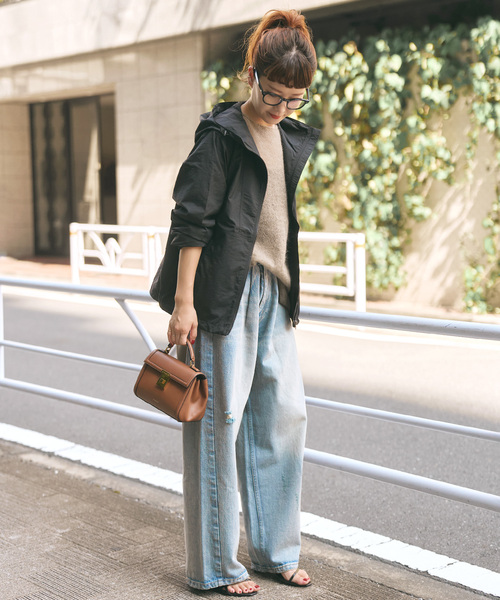 Spick & Span（スピックアンドスパン）の「《WEB+一部店舗限定 / 追加》THE NORTH FACE/ザノースフェイス Compact jacket（ナイロンジャケット・レディース・ブラック/ホワイト系その他・MEDIUM）」の14枚目の写真