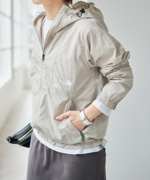 Spick & Span（スピックアンドスパン）の「《WEB+一部店舗限定 / 追加》THE NORTH FACE/ザノースフェイス Compact jacket（ナイロンジャケット・レディース・ブラック/ホワイト系その他・MEDIUM）」の19枚目の写真