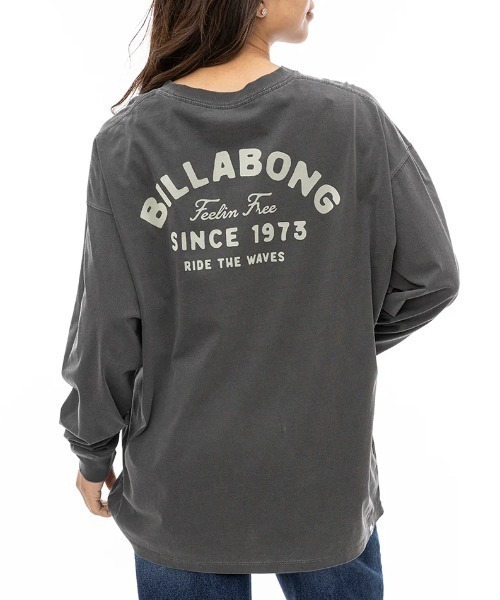 BILLABONG(ビラボン)の「【BILLABONG/ビラボン】 FELLIN FREE LOOSE LS/バックプリント 長袖 ロンT(Tシャツ/カットソー・レディース・スミクロ・MEDIUM)」の2枚目の写真