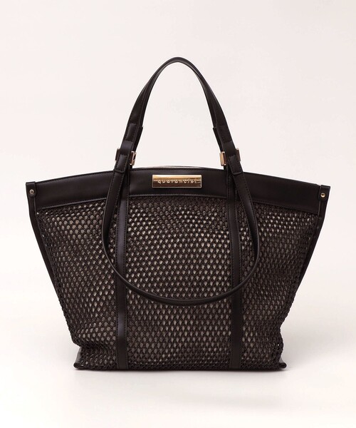 quaranciel(カランシエル)の「quaranciel: 2way ハンドル メッシュ トートバッグ(トートバッグ・レディース・ブラック/ナチュラル・ONE SIZE)」の13枚目の写真