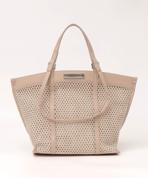 quaranciel(カランシエル)の「quaranciel: 2way ハンドル メッシュ トートバッグ(トートバッグ・レディース・ブラック/ナチュラル・ONE SIZE)」の22枚目の写真