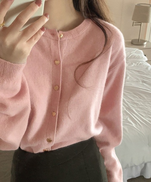 Miniministore(ミニミニストア)の「ニットカーディガン レディース 韓国風(カーディガン/ボレロ・レディース・ブラック/ライトベージュ/グレー/ネイビー/ピンク・FREE)」の6枚目の写真