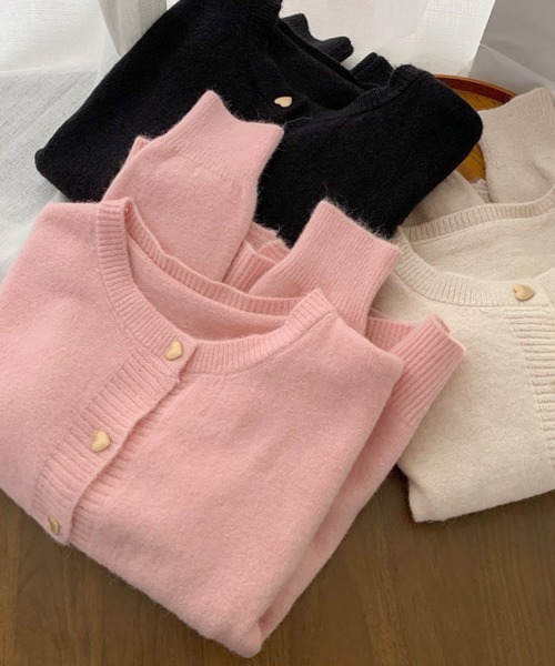 Miniministore(ミニミニストア)の「ニットカーディガン レディース 韓国風(カーディガン/ボレロ・レディース・ブラック/ライトベージュ/グレー/ネイビー/ピンク・FREE)」の17枚目の写真