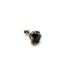 KISHOKACHI 希少価値 クラウンストーンデザインステンレスキャッチピアス